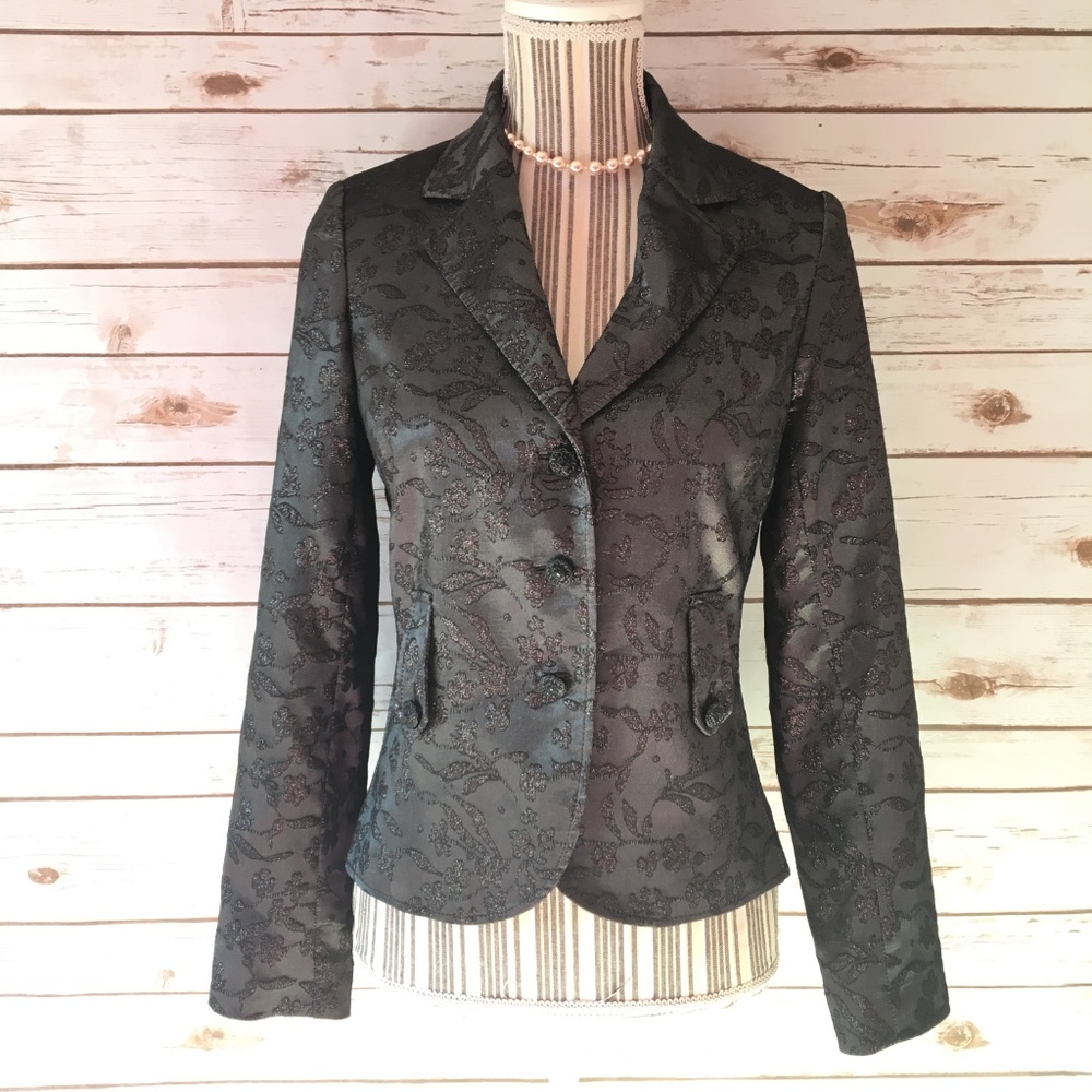 πHPπRickie Freeman For Teri Jon Blazer Size 6 - Picture 4 of 10